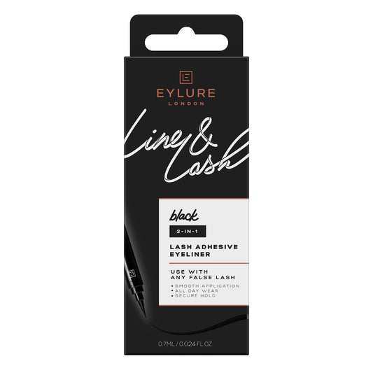Eylure Line & Lash 2-in-1 Adhesive Eyeliner, Black Beauty & Personal Care Eylure