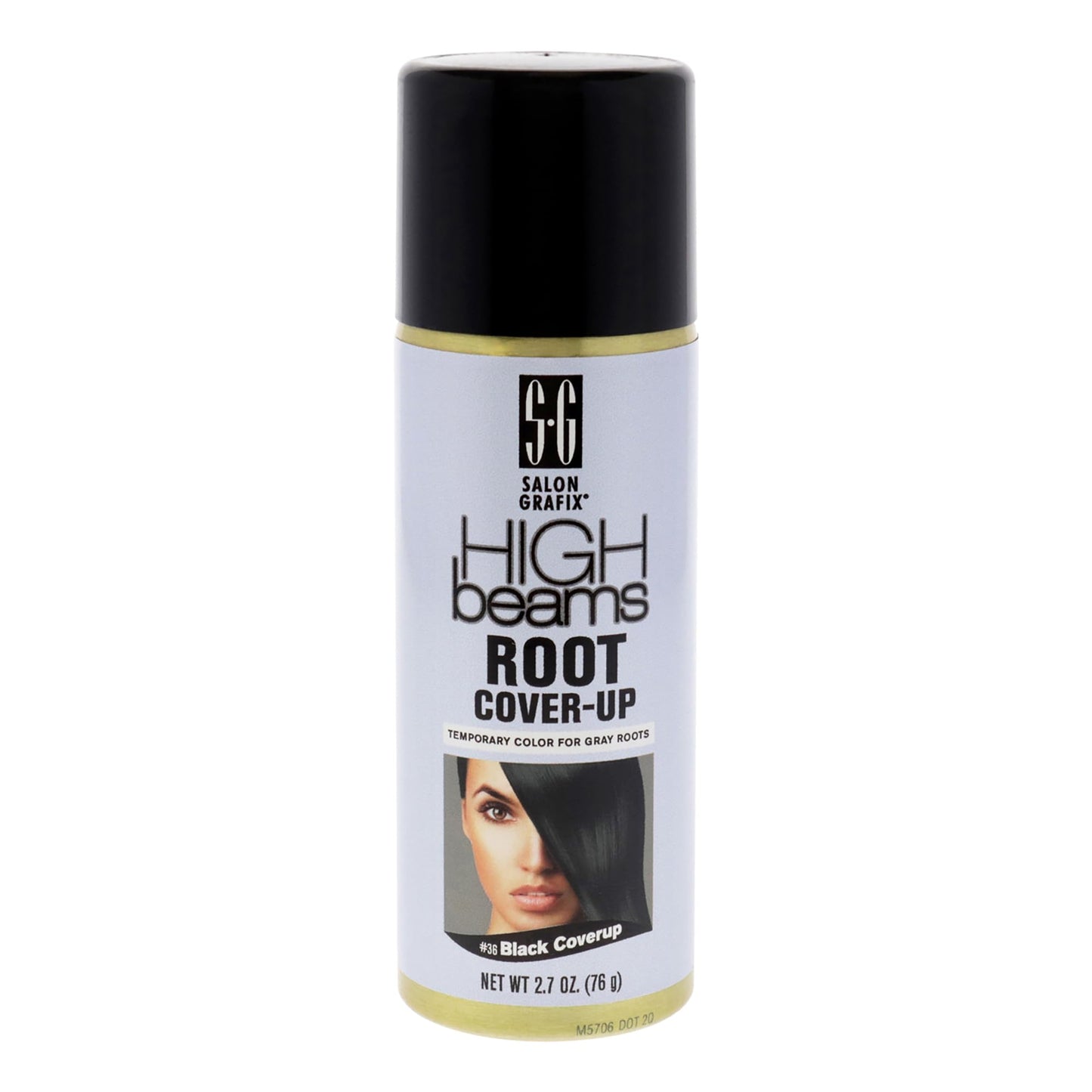 Salon Grafix High Beams Root Cover-Up Temporary Spray - Salon-Quality Spray Hair Dye - Washable Black Hair Dye - Temporary Hair Color - Black - 2.7 oz Beauty & Personal Care Salon Grafix