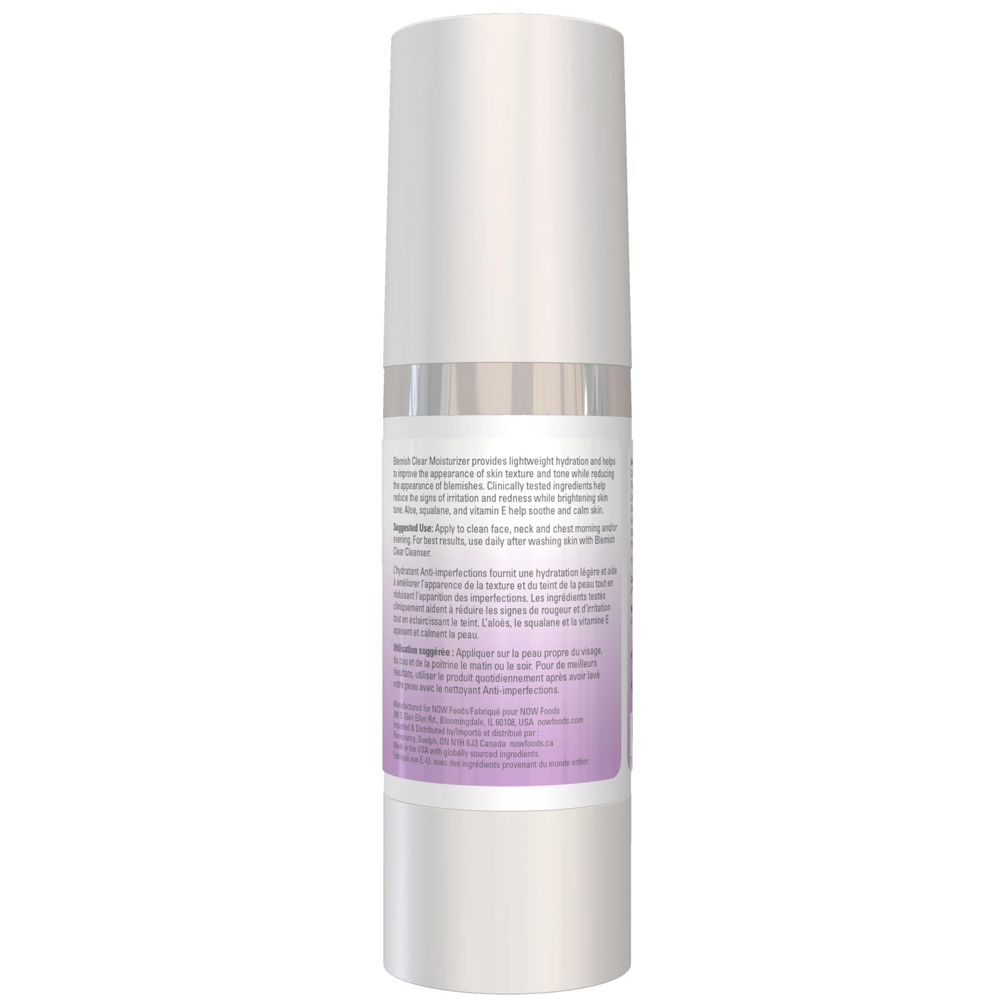 NOW Foods Solutions, Blemish Clear Moisturizer, Improves Appearance With Skin Texture and Tone With Light-Weight Hydration, 2-Ounce Beauty & Personal Care NOW Foods