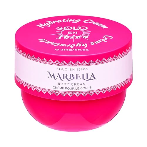 Solo en Bella Marbella Hydrating Body Cream, Pink, 8.1 oz Beauty & Personal Care Solo en Ibiza