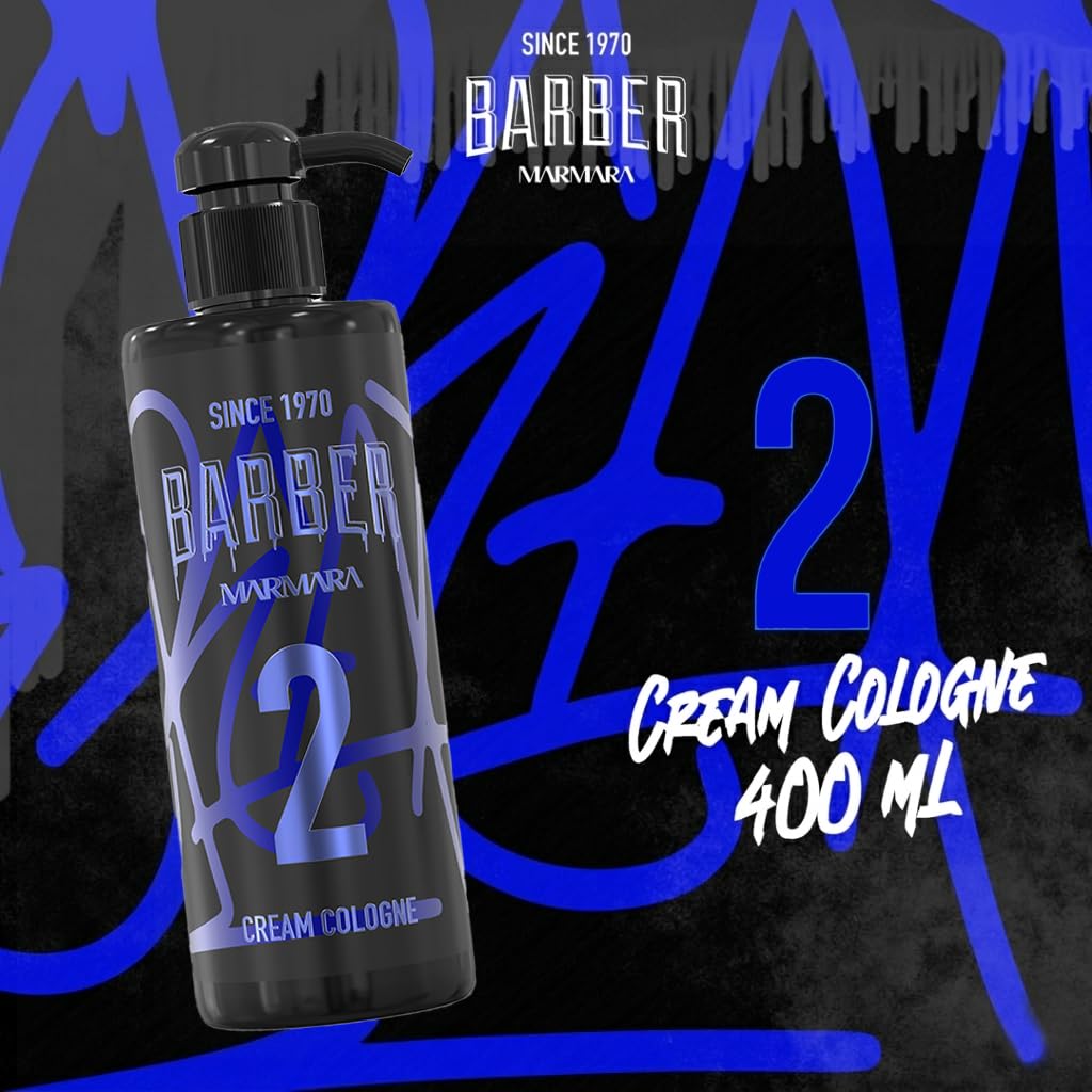 barber marmara Cream Cologne No.2 After Shave Balm Post Shave Lotion for Men, Soothing & Hydrating Barbershop Cologne, Antiseptic Skin Care, Masculine Beauty and Personal Care barber marmara