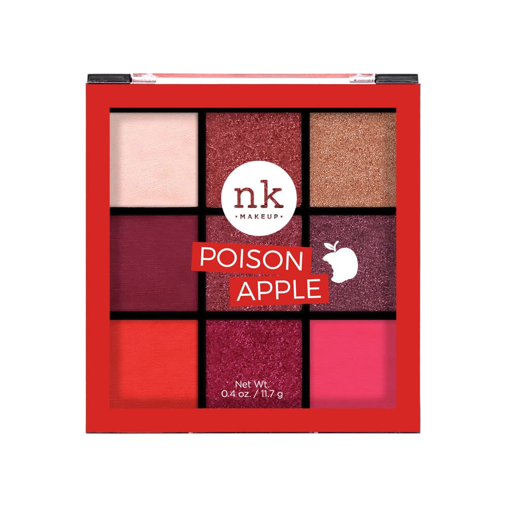 Nicka K New York Makeup Nine Color Shadow Palette (Poison Apple) Beauty & Personal Care NICKA K NEW YORK