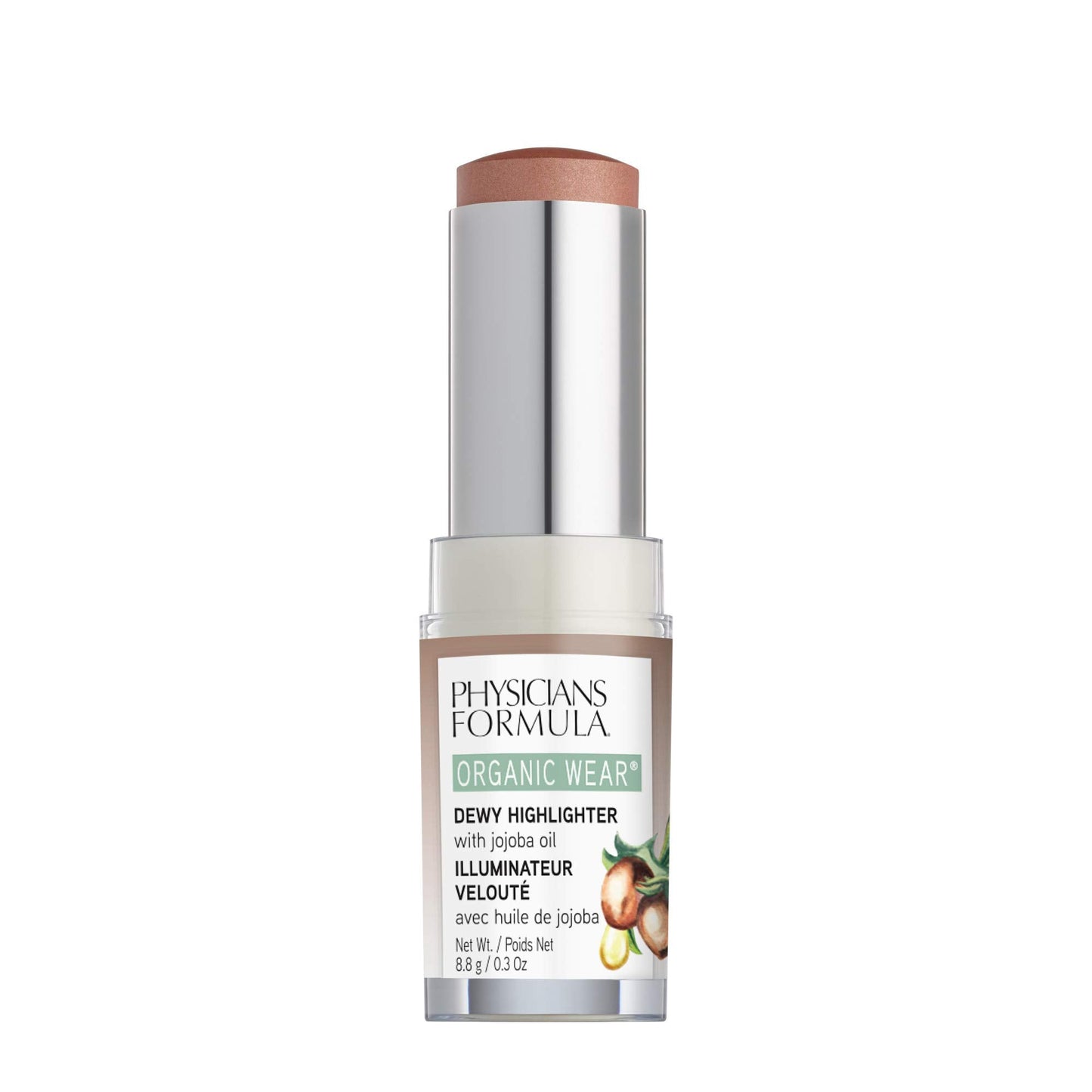 Physicians Formula Organic Wear All Natural Dewy Highlighter Stick Makeup, Makeup Honey Dew, Dermatologist Tested Beauty & Personal Care Physicians Formula