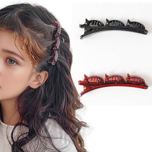 Hair Clip Sets for Women Braided Hair Clip for Girls Hair Styling Clips (Style1-2Pcs) Beauty & Personal Care Etncy Life
