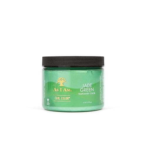 As I Am Curl Color - Jade Green - 6 ounce - Color & Curling Gel - Temporary Color - Medium Hold - Vegan & Cruelty Free Beauty & Personal Care As I Am