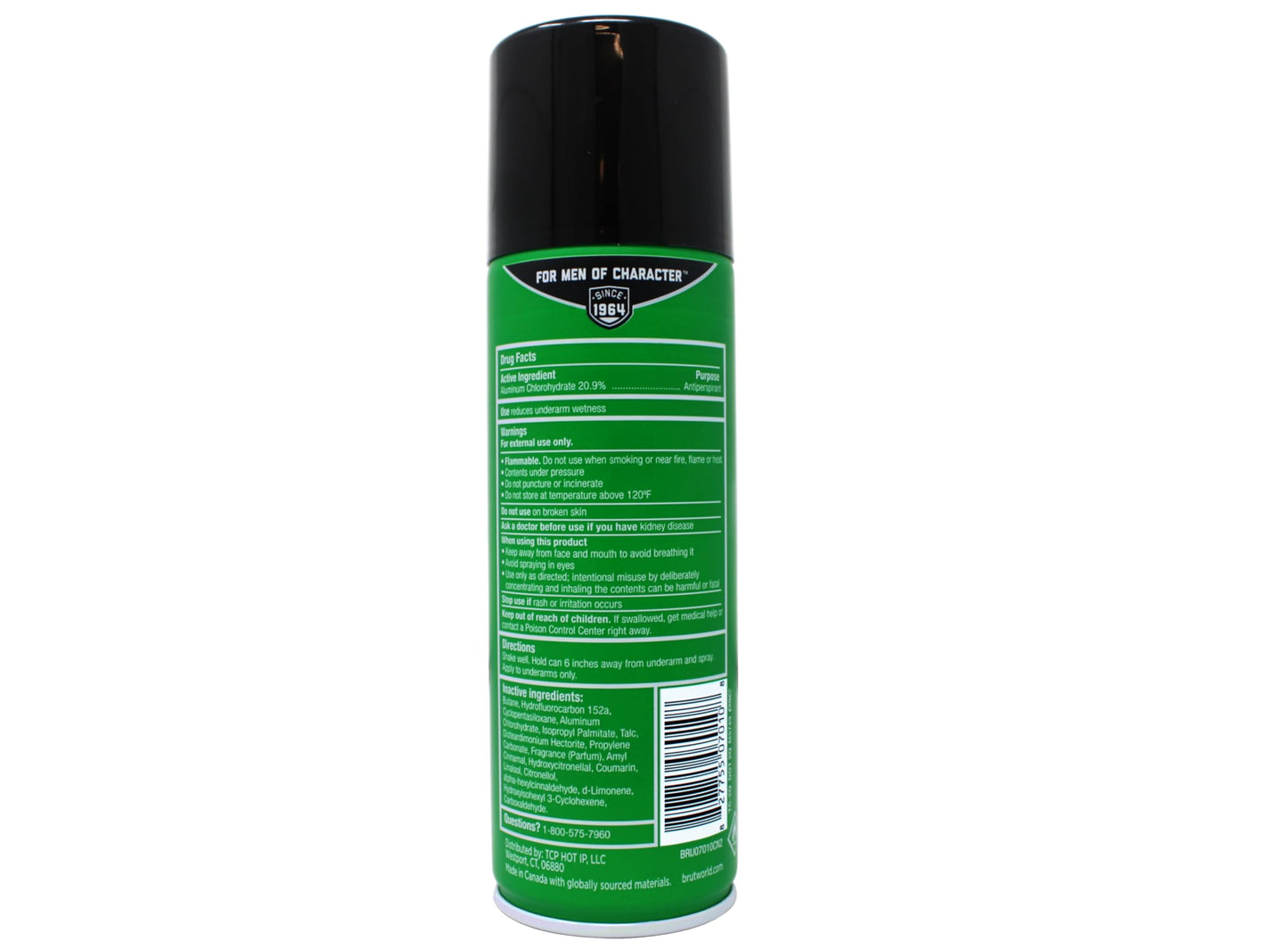 Brut Deodorant 6oz Aerosol Classic Scent(Anti-Perspirant) (6 Pack) Beauty and Personal Care Brut