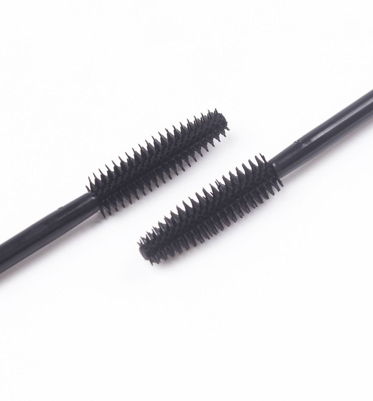 BIHRTC Pack of 100 One-Off Disposable Silicone Eyelash Mascara Brushes Wands Applicator Eyebrow Brush Makeup Tool Kit Set (Tower Shape - Black) Beauty & Personal Care BIHRTC