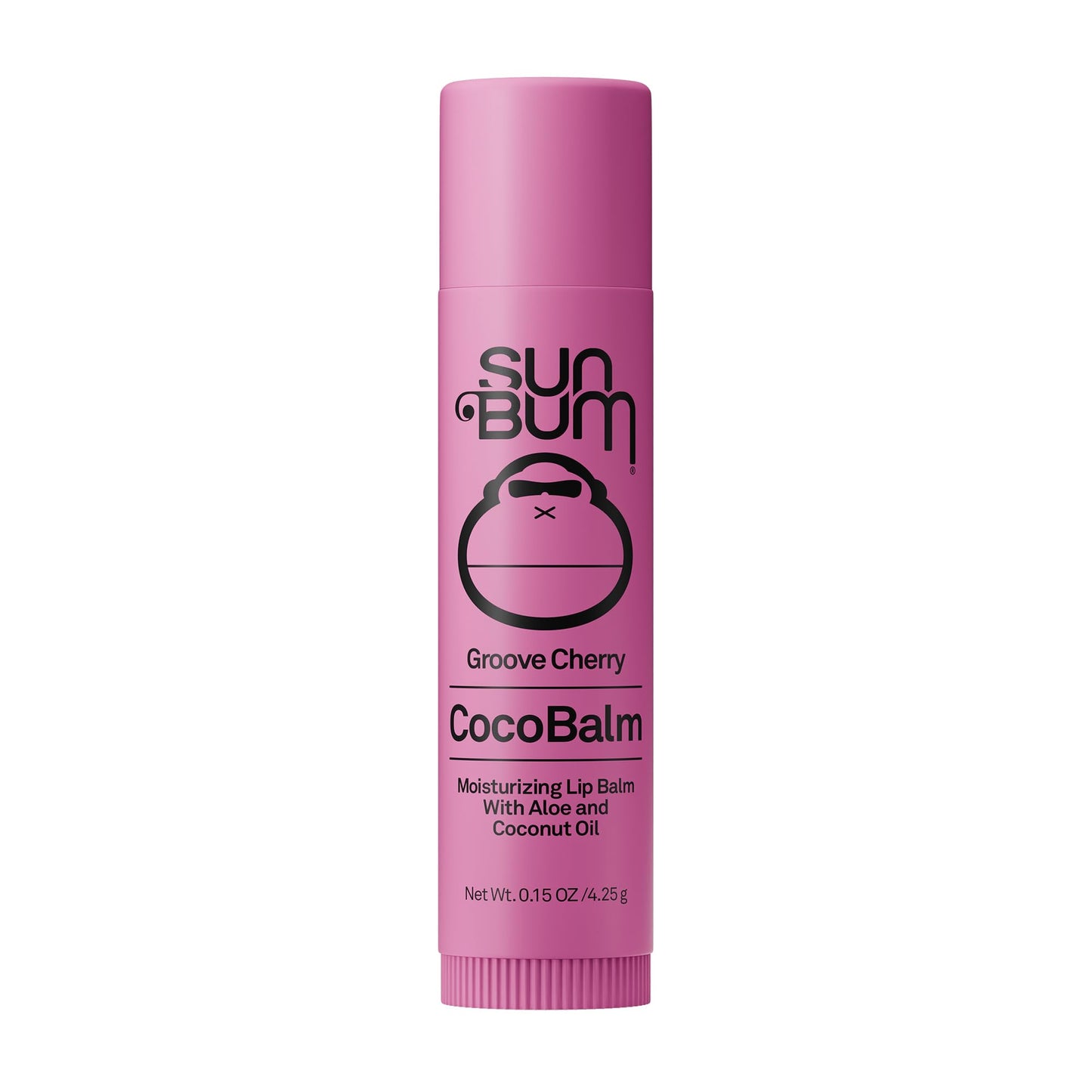 Sun Bum Cocobalm Groove Cherry - Hydrating Lip Balm With Coconut Oil and Aloe Vera - 0.15 oz Stick Beauty & Personal Care Sun Bum