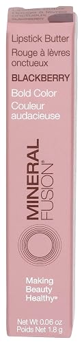 Lipstick Butter - Blackberry by Mineral Fusion for Women - 0.06 oz Lipstick Beauty & Personal Care Mineral Fusion