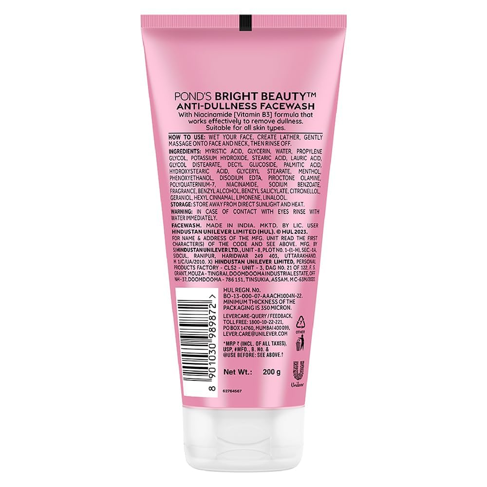 Pond's Beauty Face Wash | Advance Vitamin B3+ Formula | 200 g (7.05 Ounce) Beauty & Personal Care POND'S