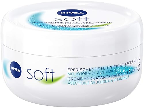 NIVEA Soft erfrischende Feuchtigkeitscreme (50 ml), pflegende Soft Creme mit Vitamin E und Jojoba-Öl, schnell einziehende Hautcreme Beauty & Personal Care NIVEA