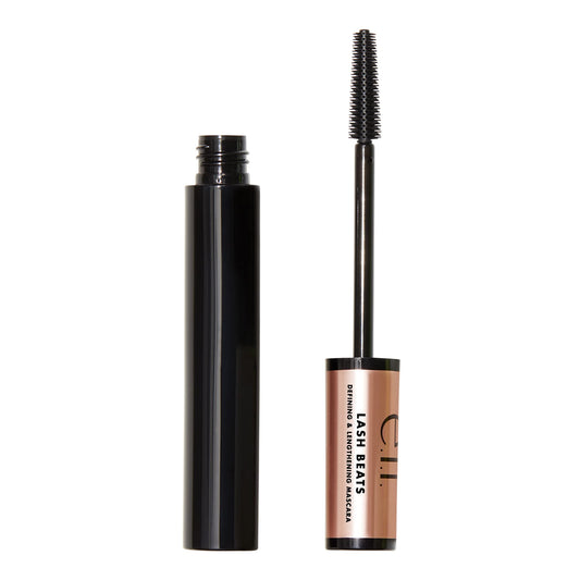 e.l.f. Lash Beats Mascara, Defining & Lengthening Formula for Mega Long Lashes, Creates Natural-Looking Long & Defined Lashes, Pitch Black Beauty & Personal Care e.l.f.