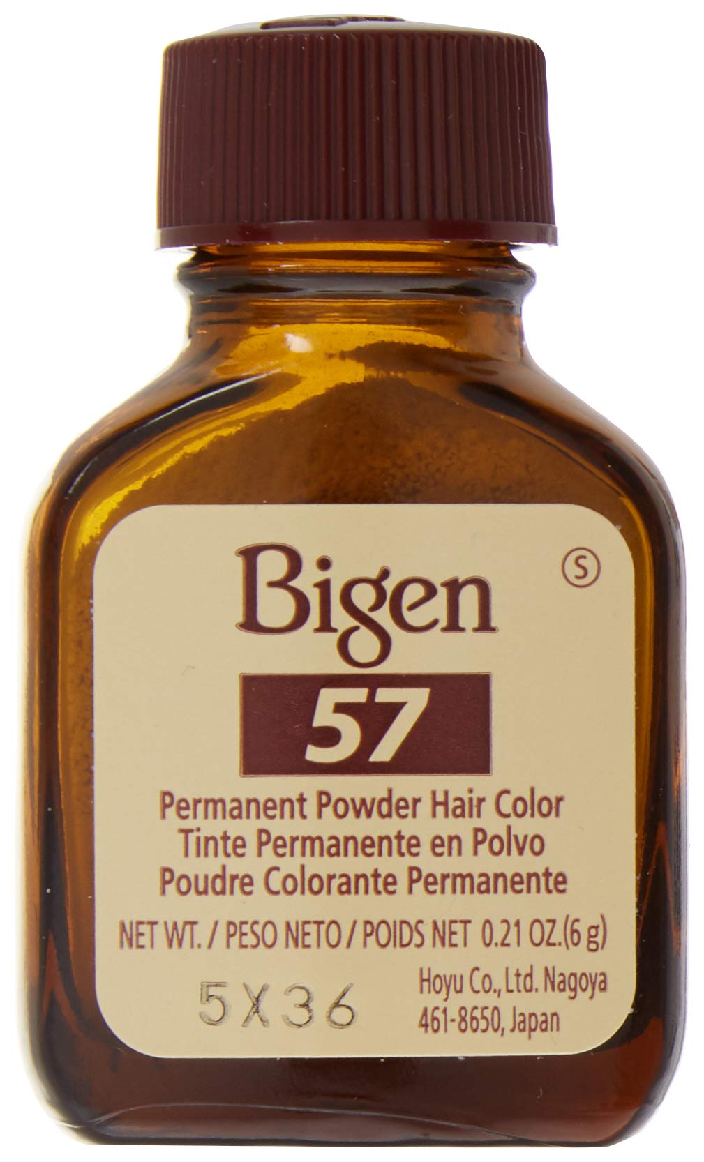 Bigen Powder Hair Color #57 Dark Brown 0.21oz (2 Pack) Beauty & Personal Care Bigen