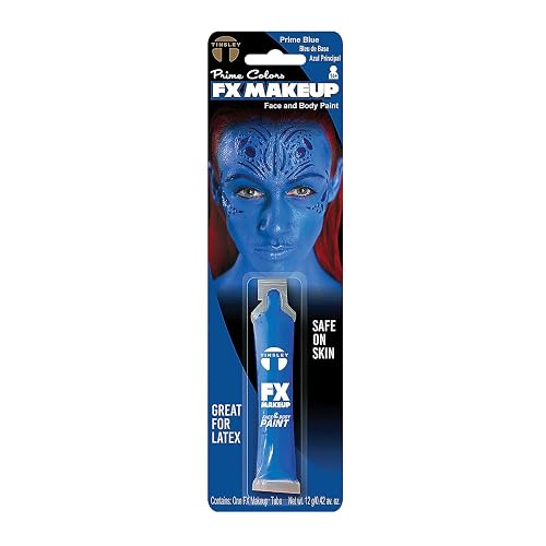 Tinsley Transfers FX Makeup - Face and Body Paint - Water-Based Cream - 7g / 0.24 oz Tube (Prime Red) Beauty & Personal Care Tinsley Transfers
