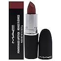 MAC Powder Kiss Lipstick - 930 Brickthrough for Women - 0.10 oz Lipstick Beauty & Personal Care MAC