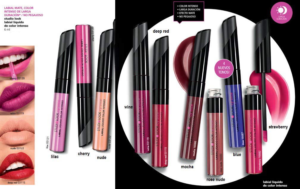 Cyzone Studio Look Intense Color Liquid Lipstick, Long Lasting High Fixing, Color: Rose Nude Beauty & Personal Care Cyzone L'Bel