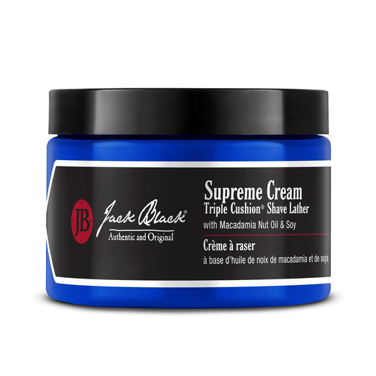 Jack Black Supreme Cream Triple Cushion Shave Lather - Shaving Cream Mens, 9.5Fl Oz Beauty and Personal Care Jack Black