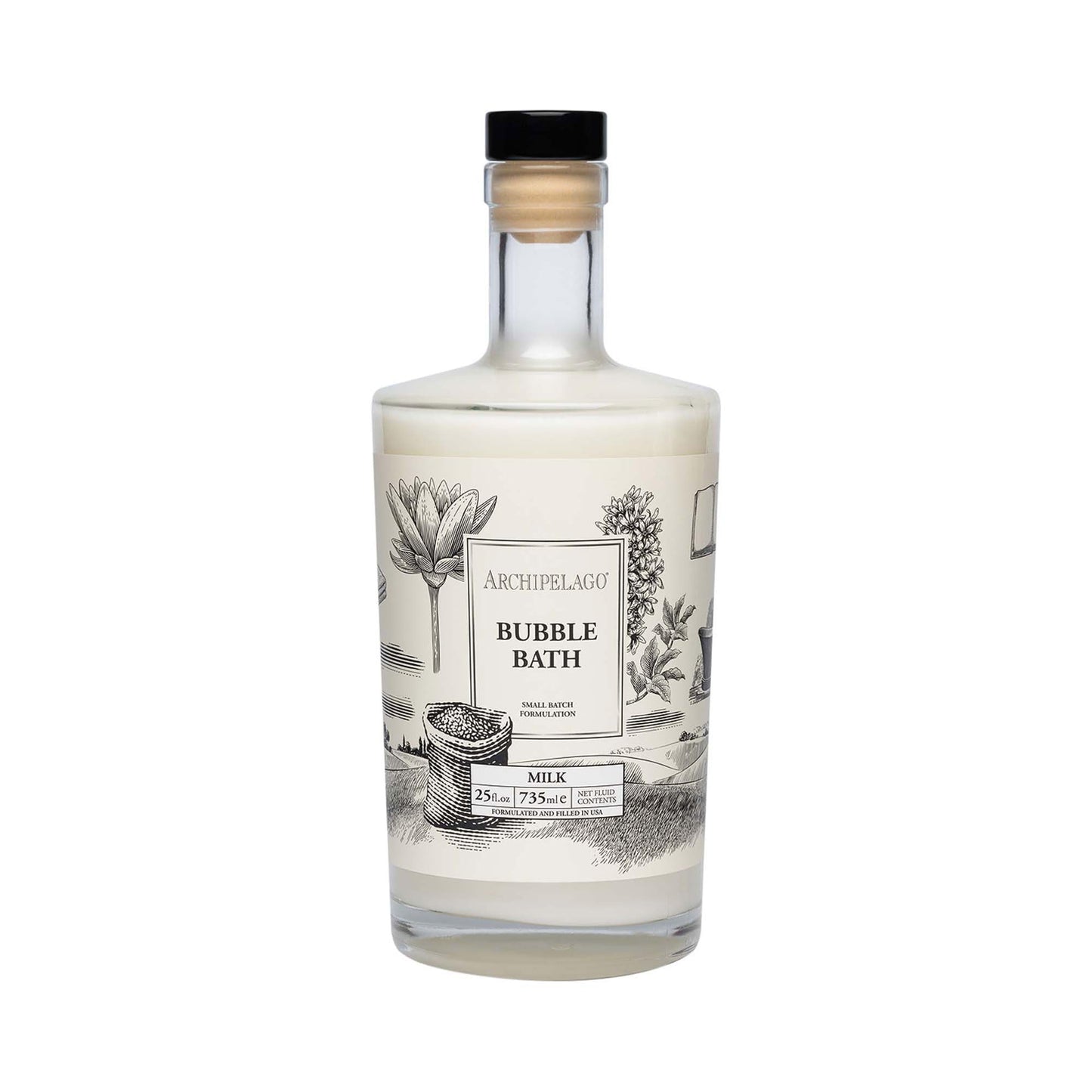 Archipelago Botanicals Luxury Milk Bubble Bath, Daily Body Wash, Moisturizing and Hydrating Gentle Bubble Bath, Helps Refresh, Restore and Soothe All Beauty and Personal Care Archipelago Botanicals