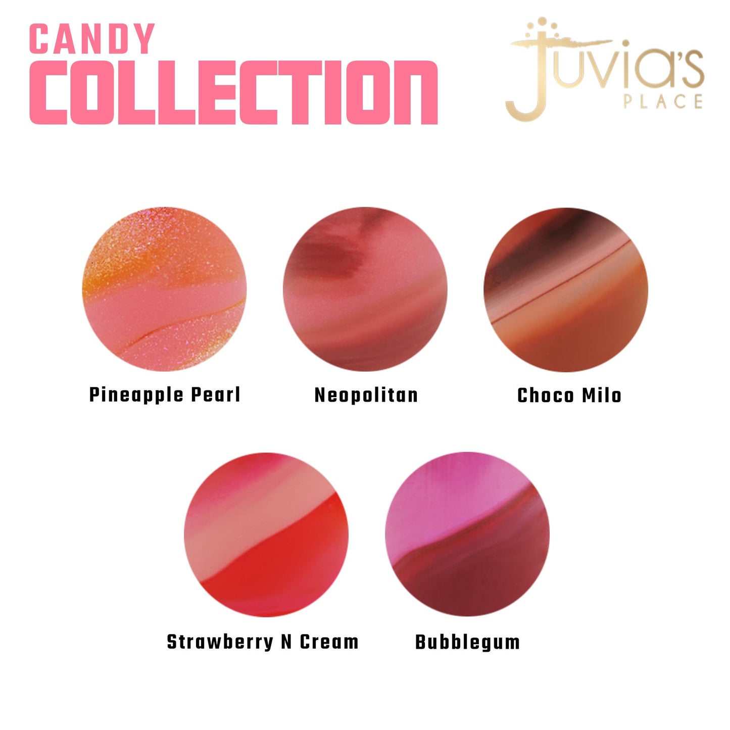 Juvia's Place Candy Shop Lip Gloss: Choco Milo - High-Shine Plumper for a Hydrating & Non-Sticky Glossy Pout, For a Moisturizing and Long-Lasting Beauty & Personal Care Juvia's Place