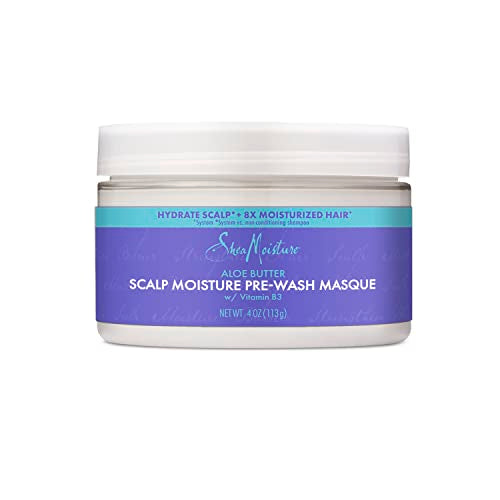 SheaMoisture Aloe Butter & Vitamin B3 Pre-Wash Masque - Boosts Hydration for Moisturized Hair and Scalp 4oz Beauty & Personal Care SheaMoisture