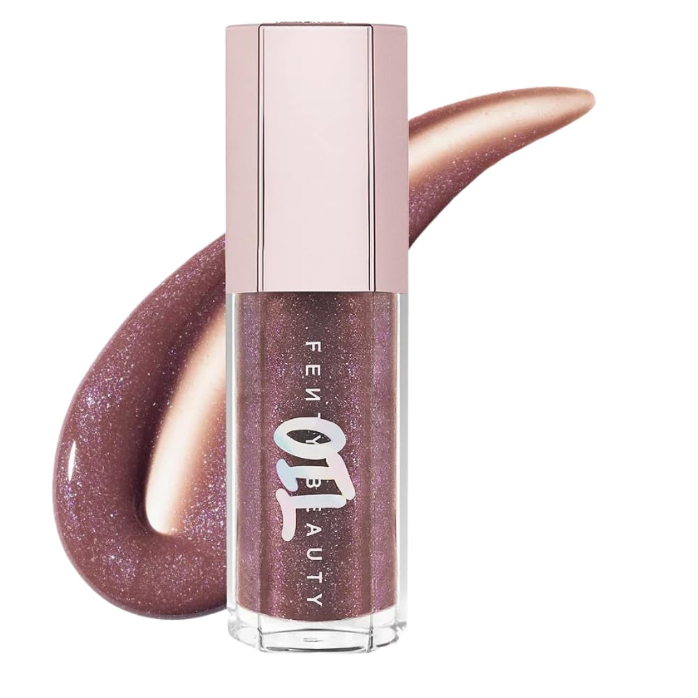 Gloss Bomb Luminizing Lip Oil N Gloss - Rose Amber by Fenty Beauty for Women - 0.3 oz Lip Gloss Beauty & Personal Care FENTY BEAUTY