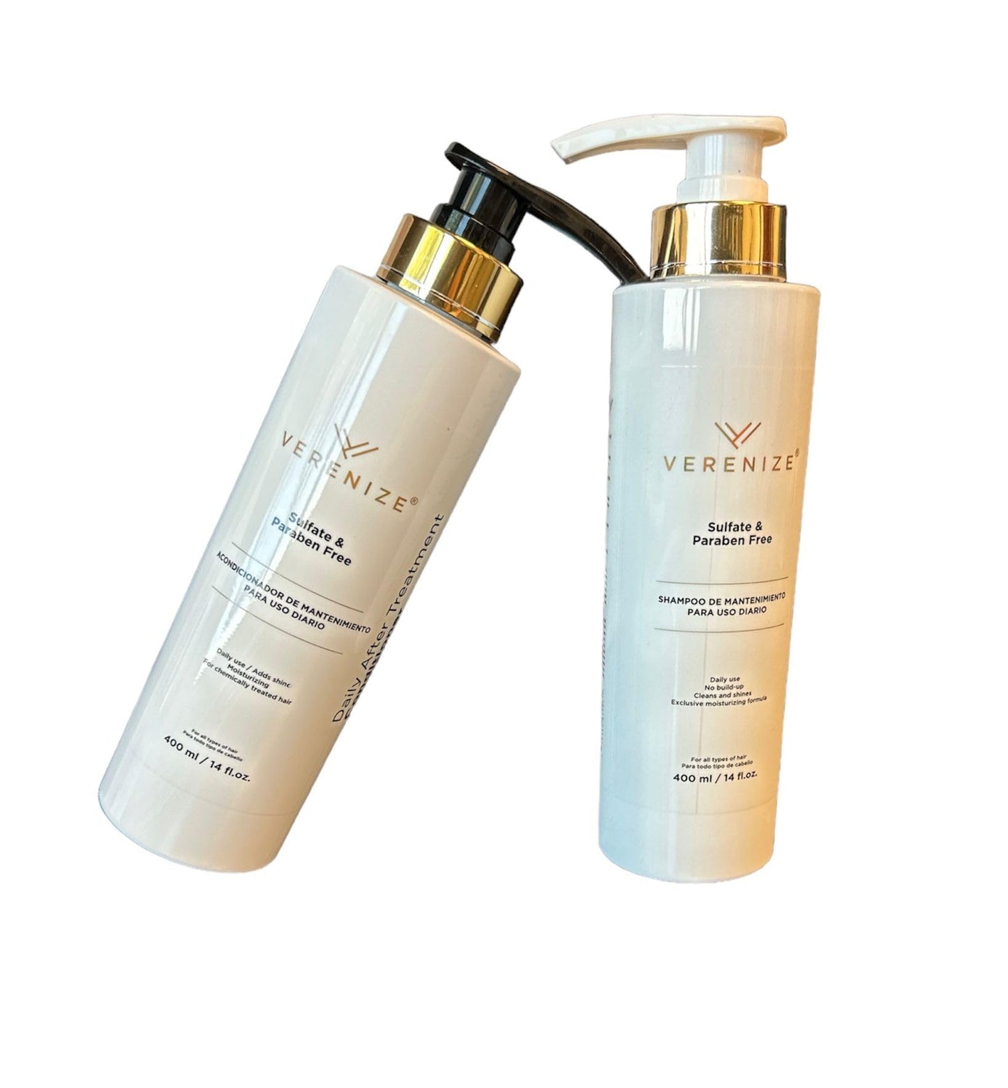 VERENIZE Sulfate free Shampoo & Conditioner (Set), 14 Fl Oz (Pack of 1), White Beauty & Personal Care VERENIZE
