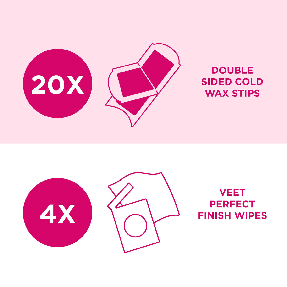 Veet Wax Strips for Sensitive Skin x 20 Beauty and Personal Care Veet