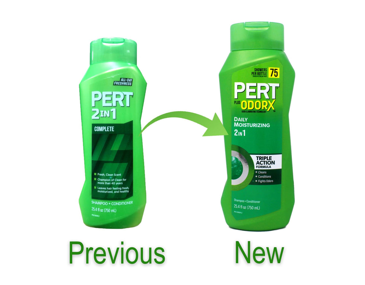 Pert Classic Clean 2 In 1, For Normal Hair 25.4 oz