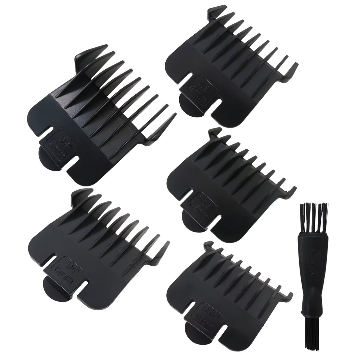 INGQI 5 Pack T-Blade Guard Kit Replacement Fit for Andis pm-t/pmt-2/ D-4/ d-5/ GI/GTO/slii/rt-1#04710/#04521 Models (1/32"-3/8" Range) Beauty and Personal Care INGQI