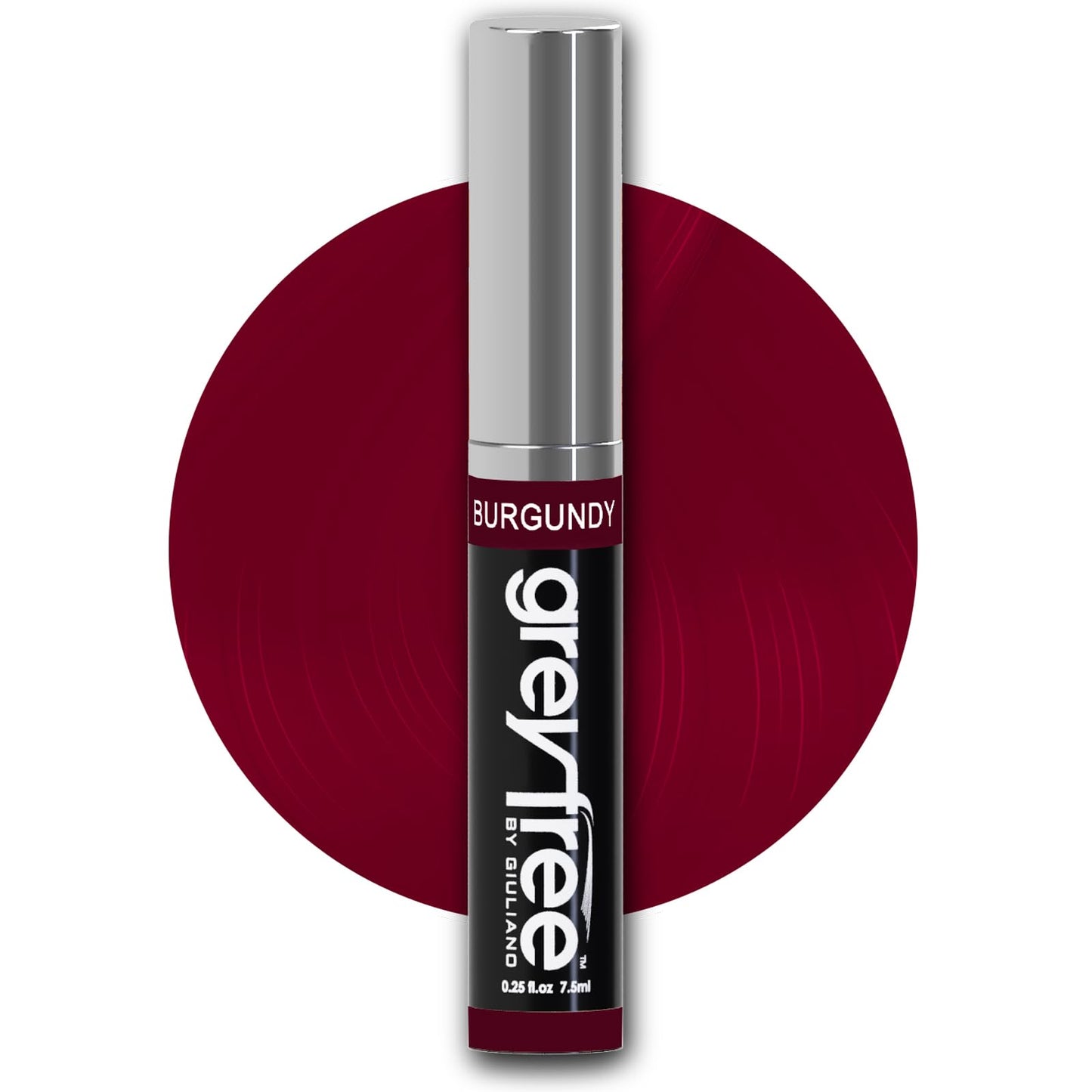Greyfree Hair Mascara Root Touch-Up for Gray Hair | Precision Hairline Concealer for Brows & Beard (BURGUNDY) Beauty & Personal Care Greyfree