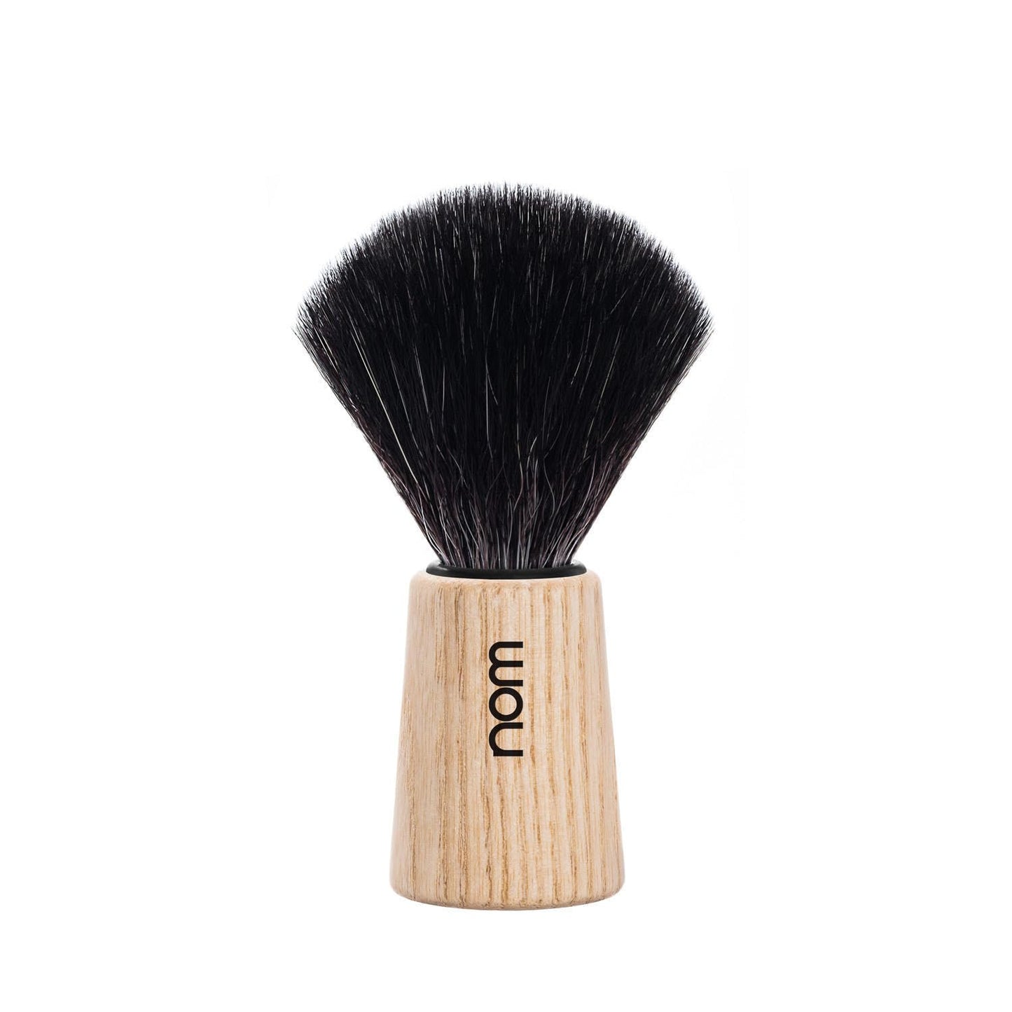 NOM Theo Shaving Brush - Vegan Shave Brush for Shaving soaps and creams - sustainable eco-friendly and reusable - Exfoliating Shaving Brush - Pure Ash Beauty and Personal Care MÜHLE