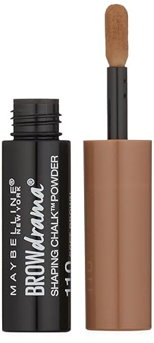 Maybelline New York Brow Drama Shaping Chalk Powder, Soft Brown, 0.035 fl. oz. Beauty & Personal Care MAYBELLINE