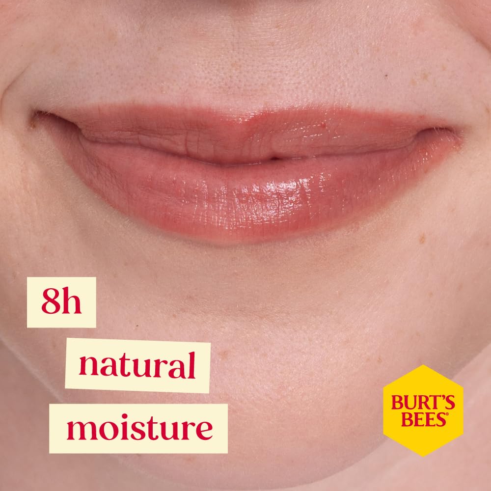 Burts Bees 100% Natural Tinted Lip Balm, Hibiscus with Shea Butter & Botanical Waxes 1 Tube Beauty & Personal Care Burt's Bees