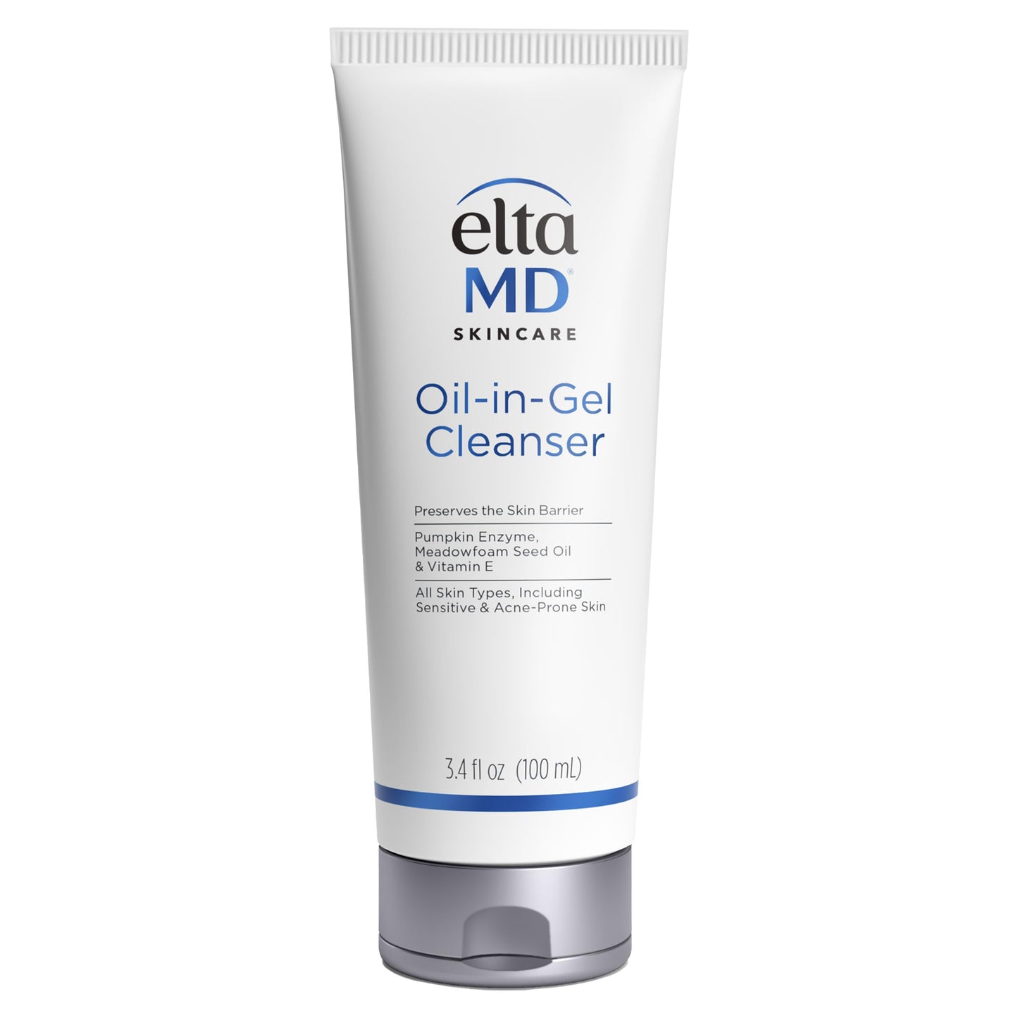 EltaMD Oil-In-Gel Facial Cleanser, Daily Gentle Face Cleanser, Removes Long-Wear Makeup, Sunscreen, and Sweat, Cleansing Oil For Face, 3.4 oz Tube Beauty & Personal Care EltaMD