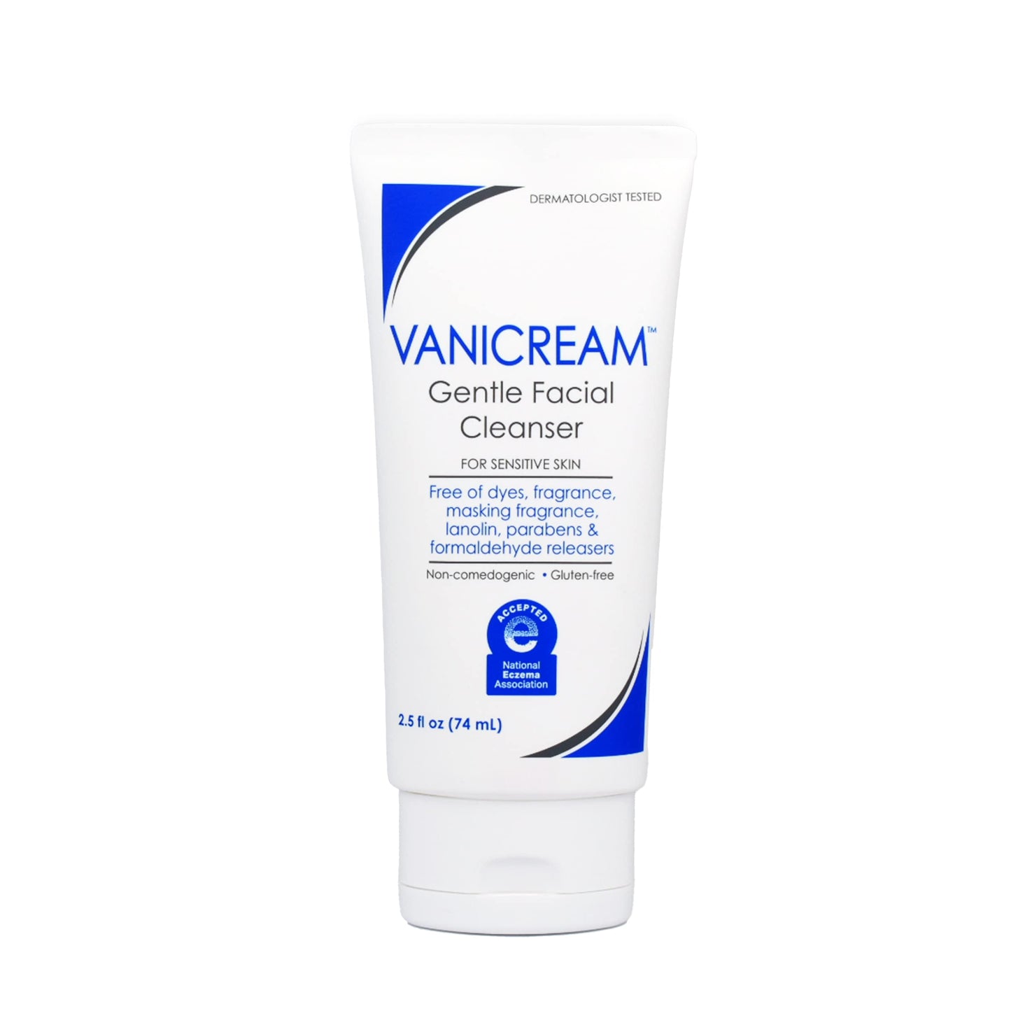 Vanicream Gentle Facial Cleaner, 2.5 Fl Oz, Formulated without Common Irritants for Sensitive Skin, Removes Makeup, Dirt & Excess Oils Beauty & Personal Care Vanicream