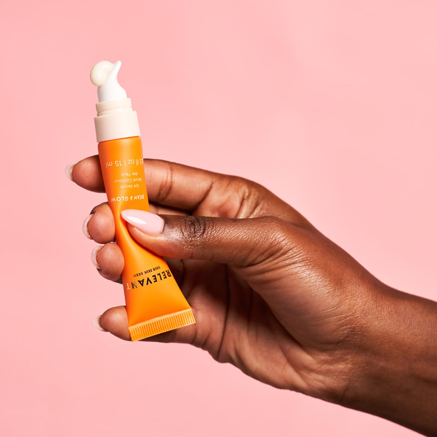 Relevant Beam and Glow Eye Serum - Hydrating Serum for All Skin Types - Vegan Skincare with Shea Butter and Niacinamide - Gluten Free - 0.5 oz Beauty & Personal Care RELEVANT