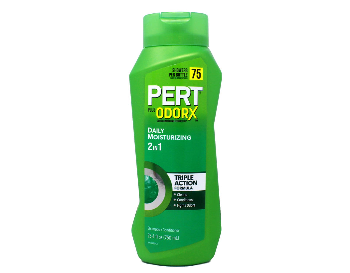 Pert Plus Medium Conditioning Formula 2 in 1 Shampoo Conditioner for Normal Hair Unisex 25.4 Oz - Pack of 4