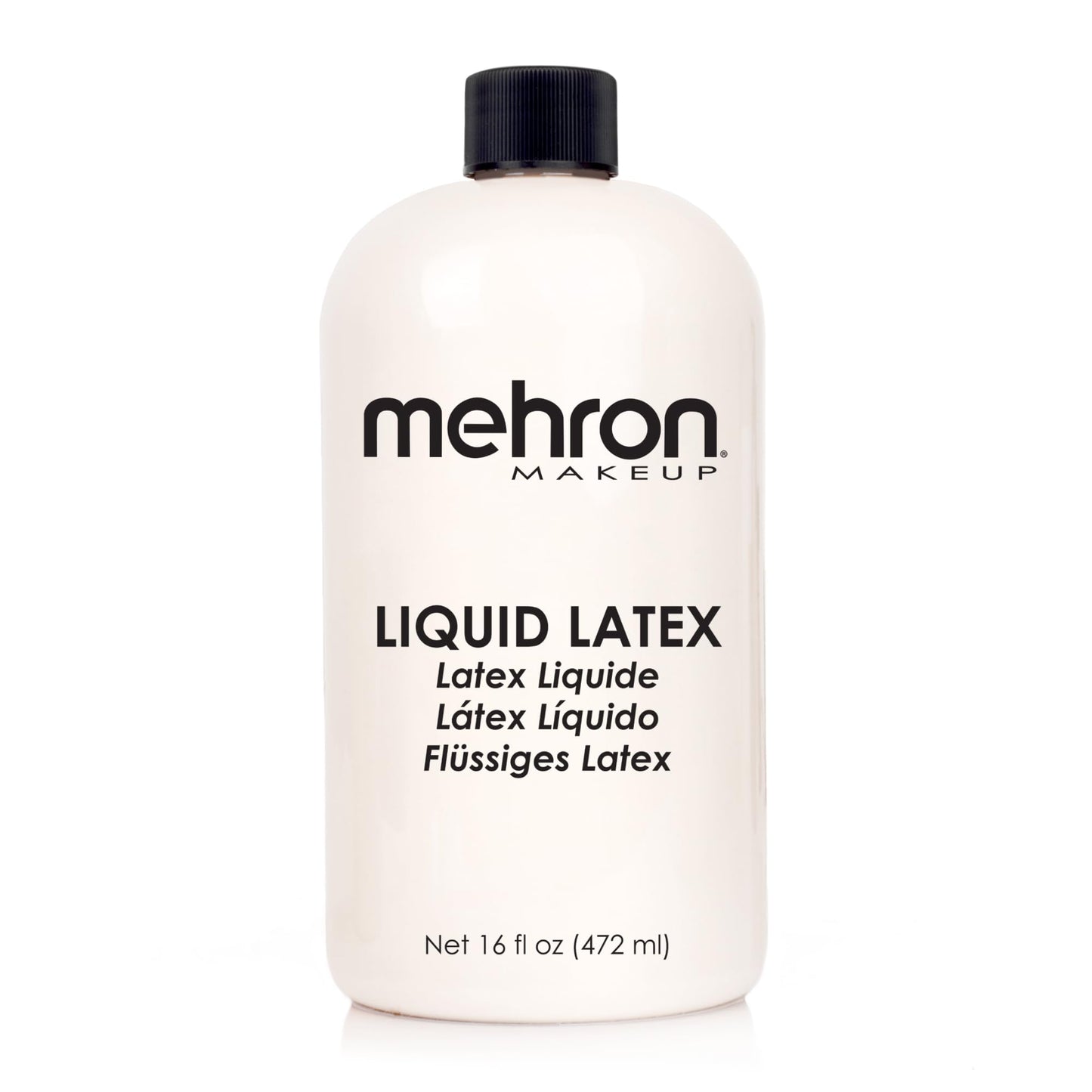 Mehron Makeup Liquid Latex | SFX Makeup | Halloween Latex Makeup | Latex Glue for Skin | Prosthetic Glue 16 fl oz (473 ml) ) (Clear) | Made in the USA Beauty & Personal Care Mehron