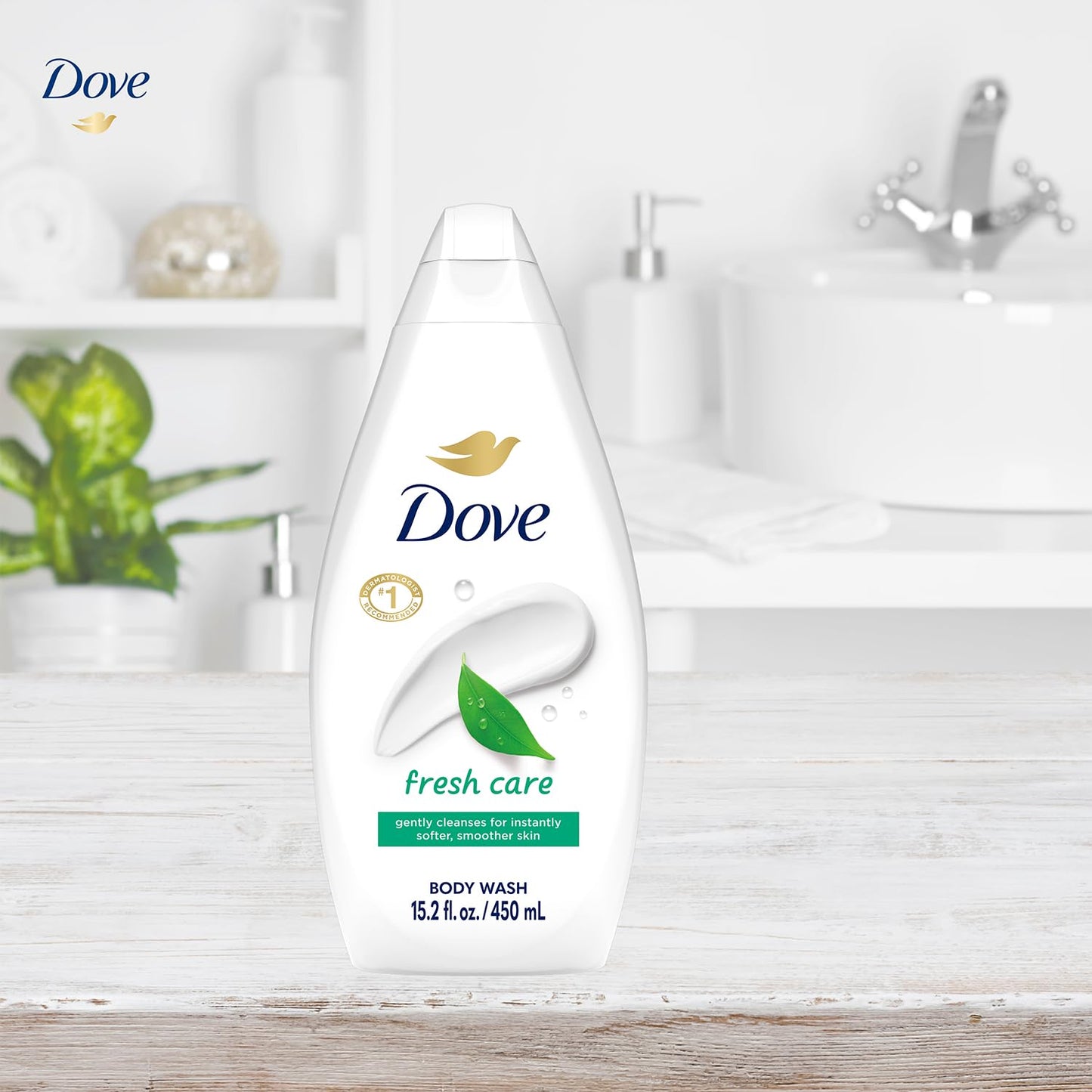 Dove Body Wash Fresh Care 2-Pack - Revitalizing & Moisturizing Cleanser for Smooth, Soft Skin, 15.2 Oz Ea Beauty & Personal Care Dove