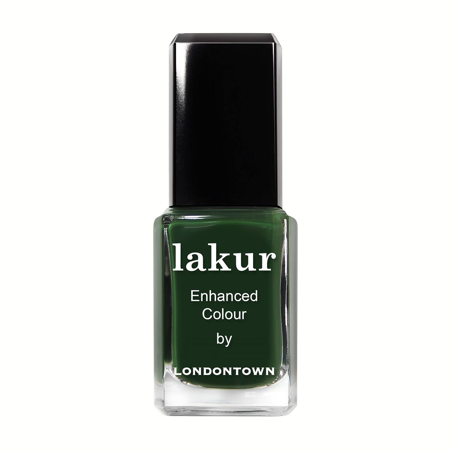 LONDONTOWN lakur Nail Polish - Chip-Resistant, Non-Toxic, Conditions & Hydrates Nails | Glossy Deep Jade, Vibe, .40 fl oz Beauty & Personal Care LONDONTOWN