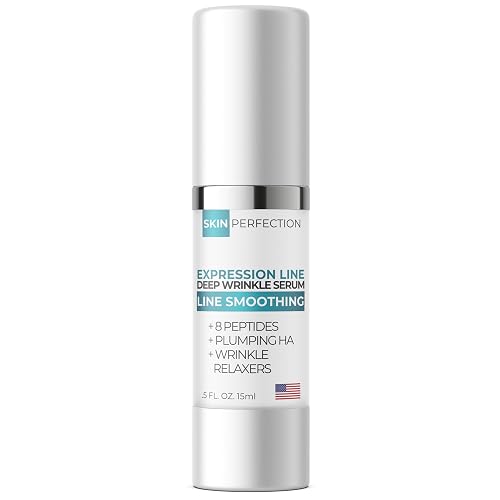 Skin Perfection Multi-Peptide Serum for Face with 8 Clinical-Strength Actives - Reduces Appearance of Expression Lines - Anti-Aging Formula Beauty & Personal Care Skin Perfection