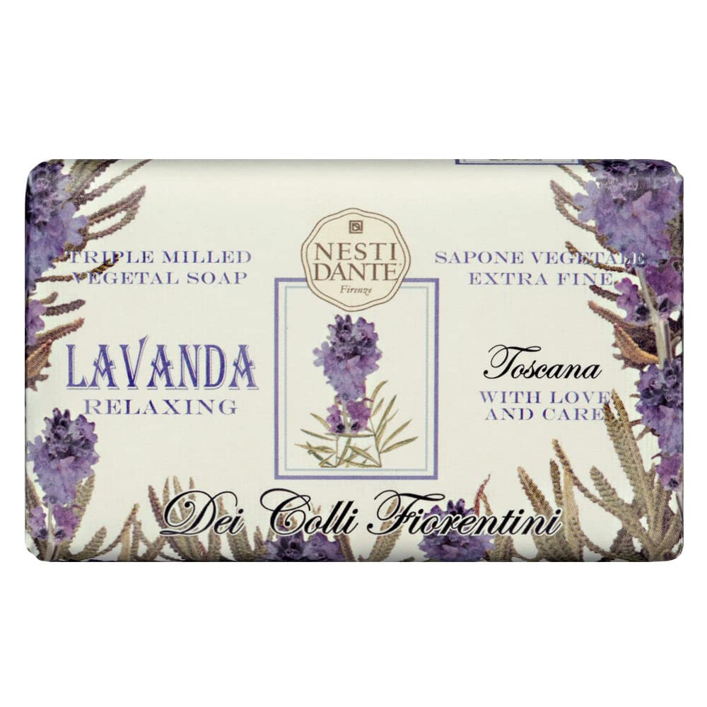 Nesti Dante Nesti dante dei colli fiorentini triple milled vegetal soap - tuscan lavender, 8.8oz, 8.8 Ounce Beauty & Personal Care Nesti Dante