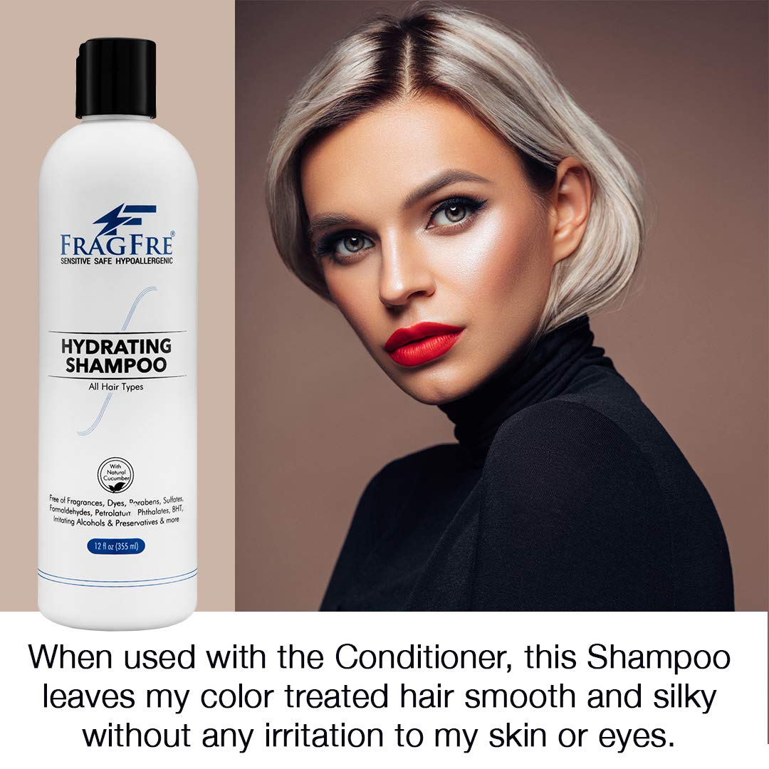 FRAGFRE Professional Hair Salon Set for Sensitive Skin 8/12 oz/ea (5-Pack Gift Set) - Shampoo-Conditioner-Detangler-Styling Gel-Finishing Spray Beauty & Personal Care FRAGFRE