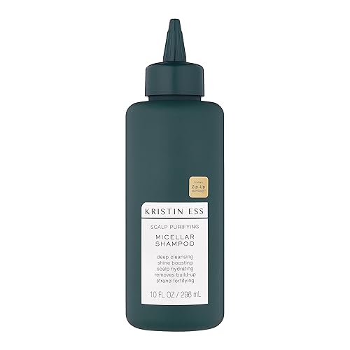 Kristin Ess Hair Scalp Purifying Micellar Shampoo for Deep Cleansing + Scalp Hydrating - Removes Build Up, Shine Boosting, Vegan, Sulfate Free Beauty & Personal Care Kristin Ess