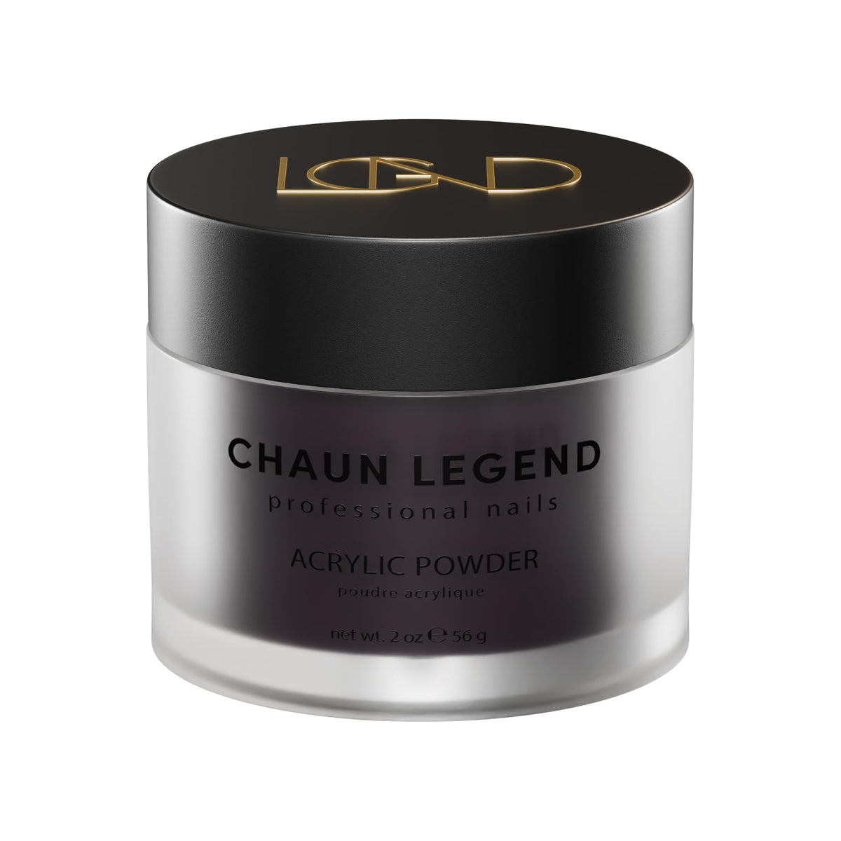 Chaun Legend Acrylic Powder, 2 Oz Long Lasting Salon Quality, Bubble Free, Self Leveling Professional Manicures, Fake Nails, Carving & Extensions