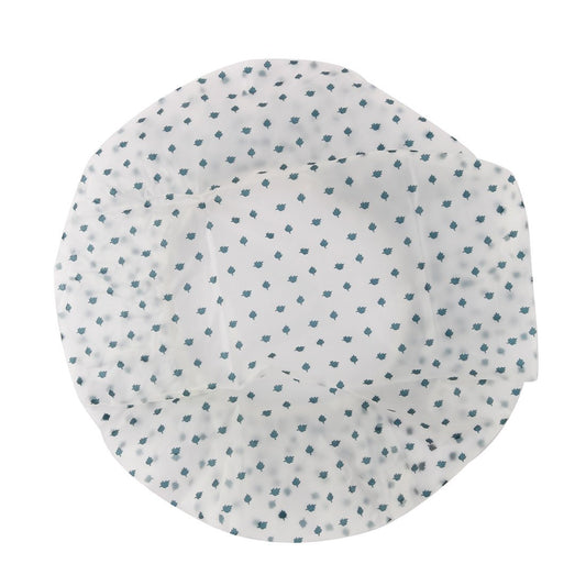 Ruilogod Plastic Leaf Dots Pattern Bathroom Reusable Elastic Water Resistance Shower Hair Cap Hat Green (id: 6b3 ca2 7b7 526 89e Beauty and Personal Care Ruilogod