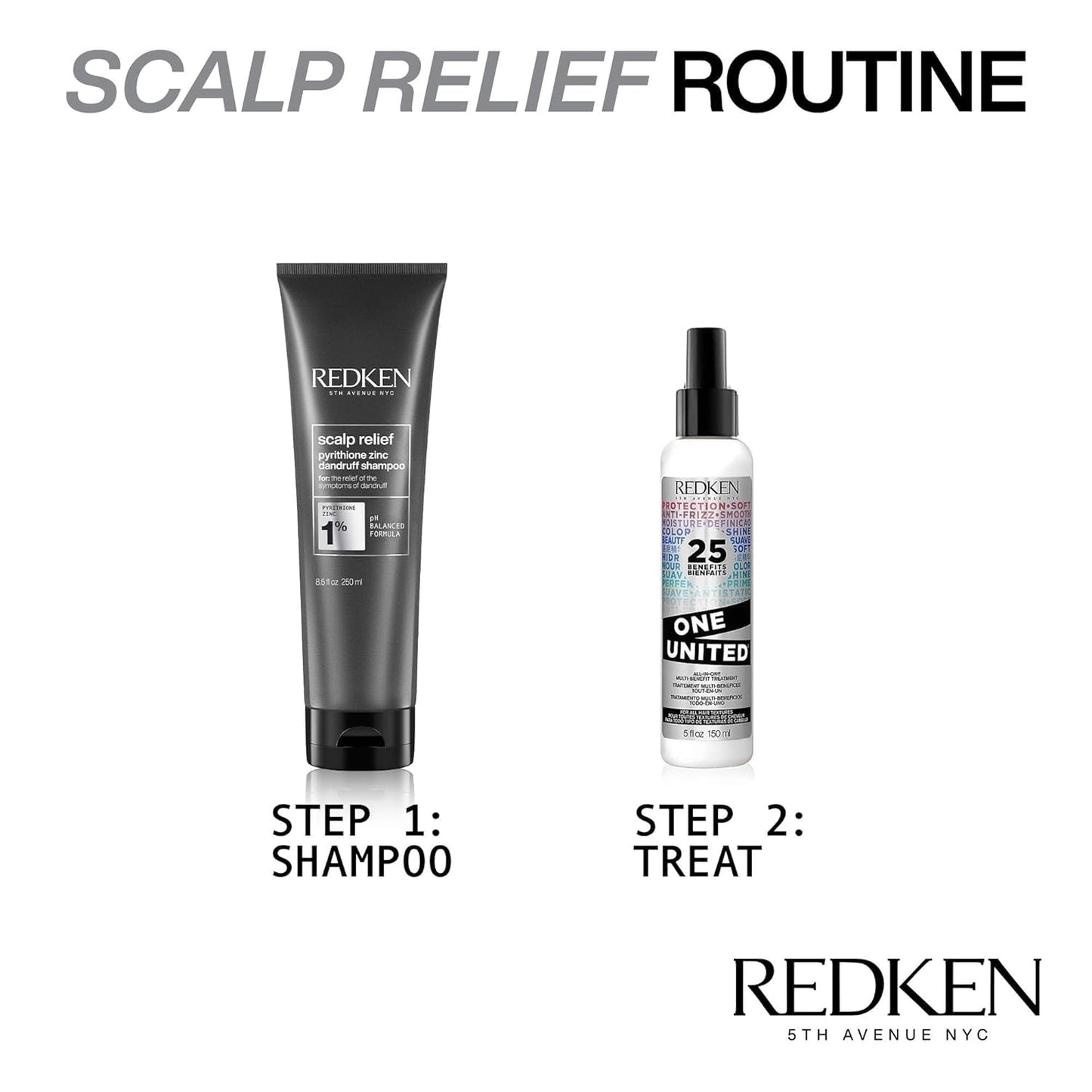 Redken Anti-Dandruff Shampoo, For Dandruff Control, Soothes Scalp, For Dry & Flaking Scalp, Dermatologist Tested, Scalp Relief, 8.5 fl.oz./250ml Beauty & Personal Care Redken