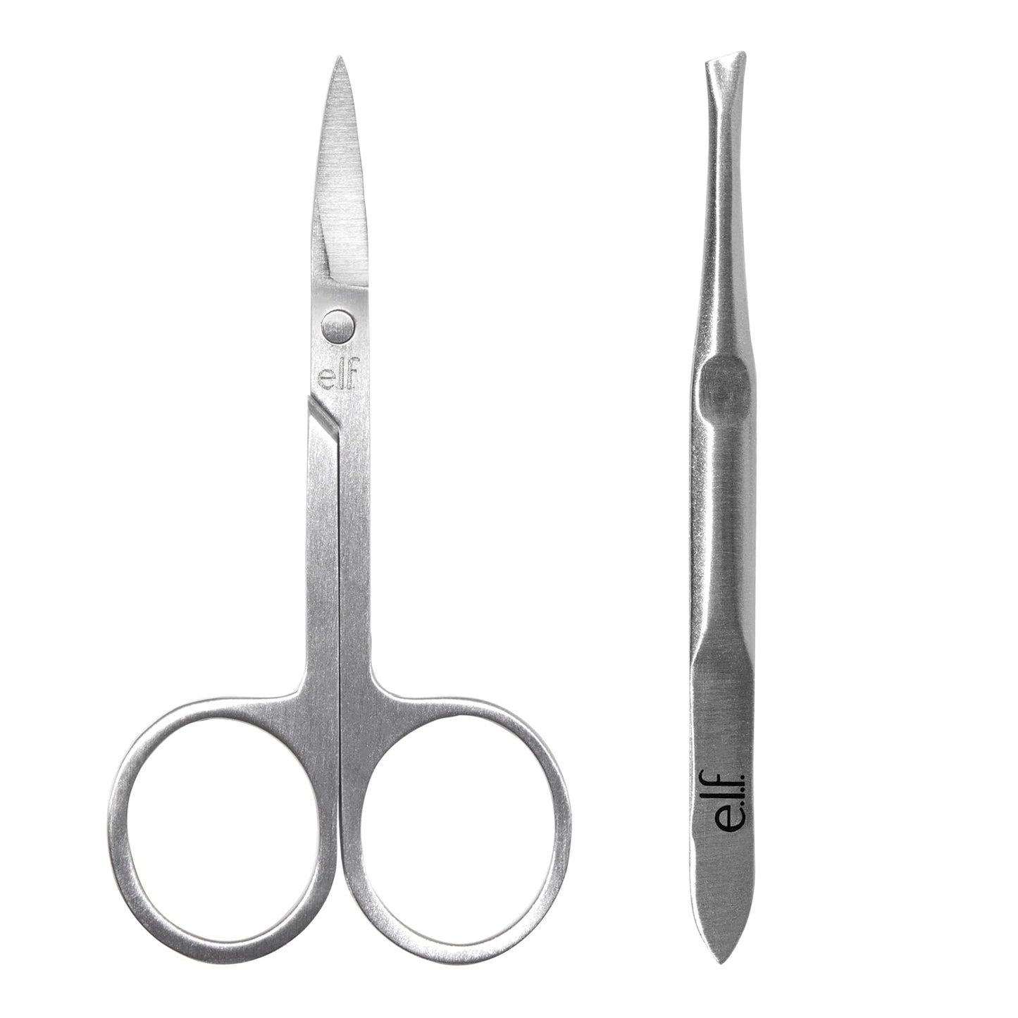 e.l.f. On Point Brow Kit, Duo Of Pro-quality Eyebrow Scissors & Tweezers For Shaping Eyebrows, Great For Precise Shaping, Vegan & Cruelty-Free Beauty & Personal Care e.l.f.