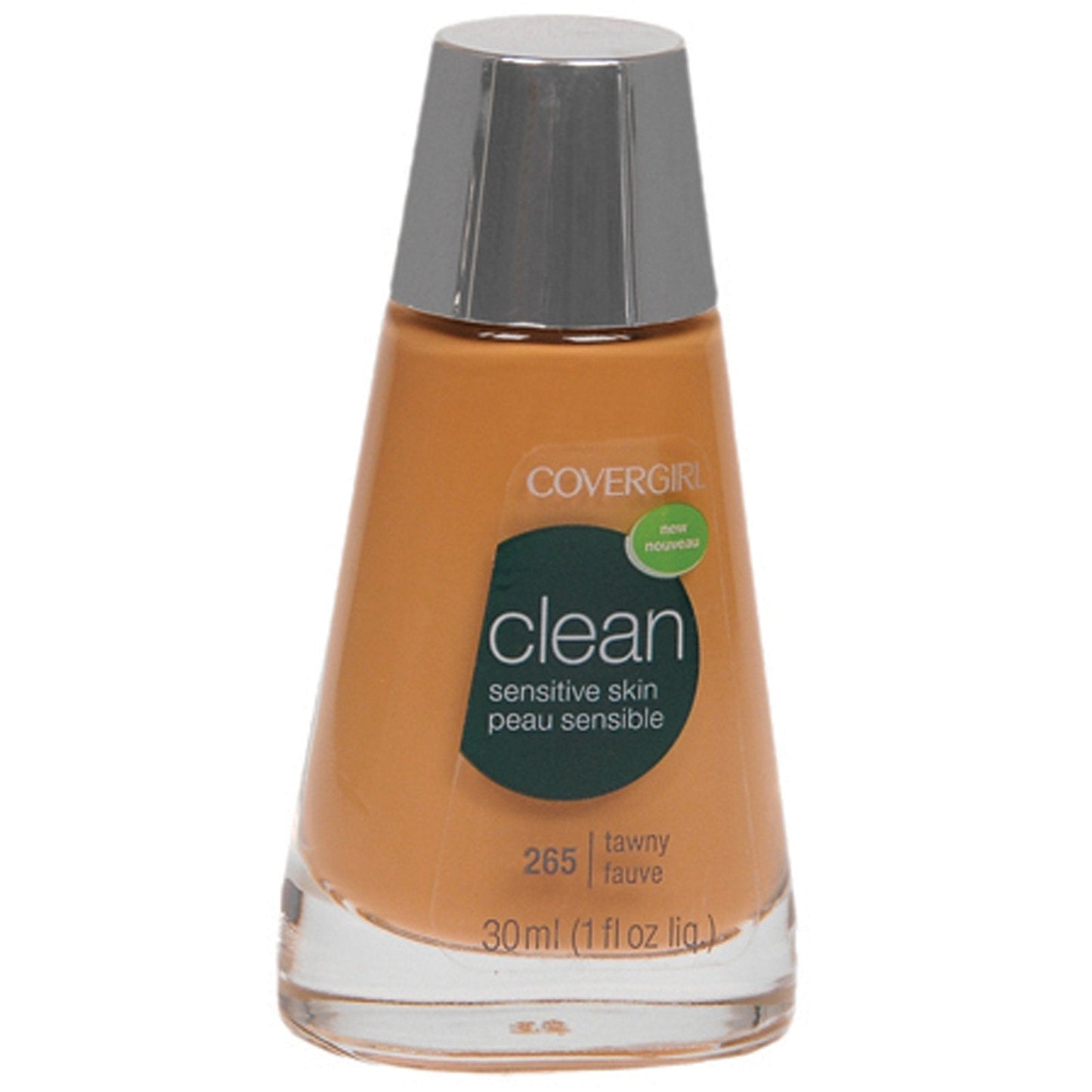 COVERGIRL Clean Sensitive Skin Liquid Makeup, Tawny (N) 265, 1.0 Ounce Bottle (packaging may vary) Beauty & Personal Care COVERGIRL