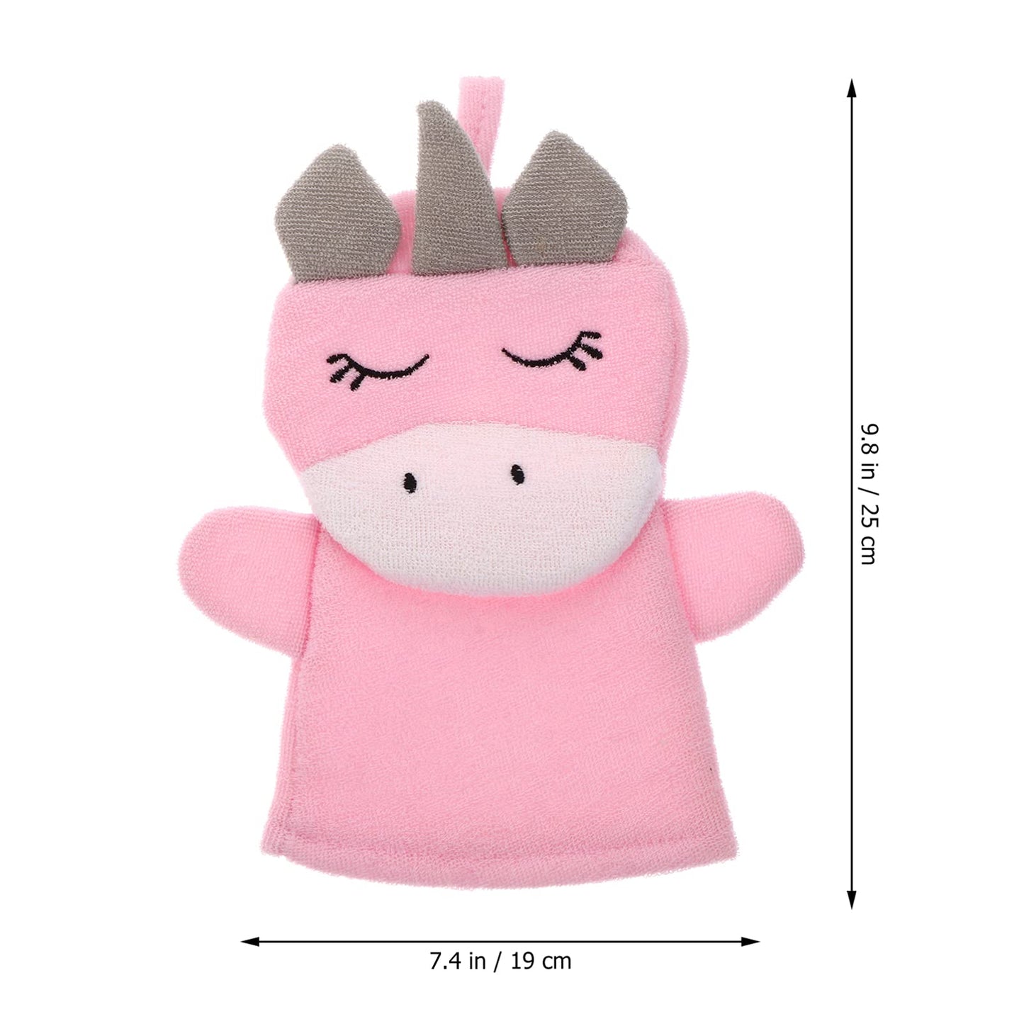 ARTIBETTER Cute Animal Bath Scrub Gloves for Kids - 3 Pack Toddler Bath Mitts Washcloths - Soft Wash Sponge for Baby Bathing Beauty and Personal Care ARTIBETTER